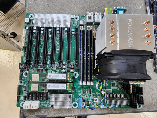 ASRock Rack WRX80D8-2T Motherboard & AMD Threadripper 5975WX PRO &256G 3200 & HS