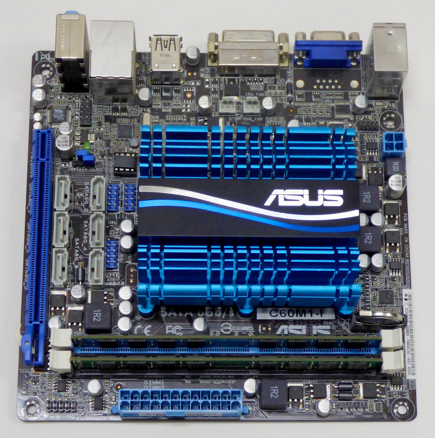 ASUS C60M1-I SATA 6Gb/s Motherboard Combo with 8GB DDR3 RAM