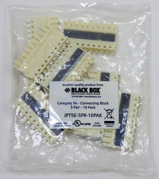 black box category 5e connecting block packaging front