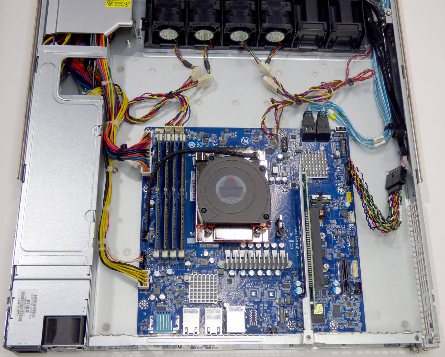 1U AMD Ryzen 7 7700 Server Gigabyte MC13-LE1 AM5 & 128GB DDR5 RAM w/ 2x 10GBe