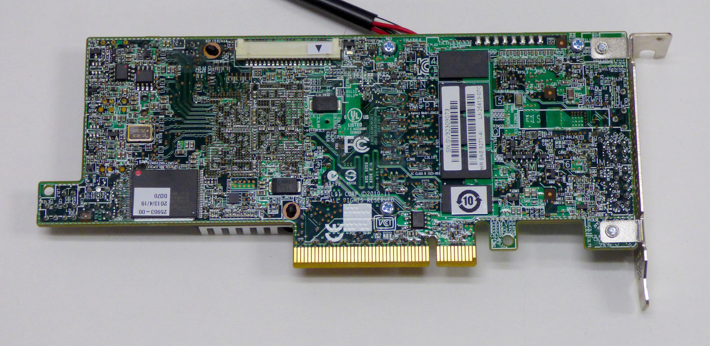 MegaRAID SAS 9271-4i with BBU | 6Gb/s SATA+SAS RAID 0, 1, 5, 6, 10, 50, 60