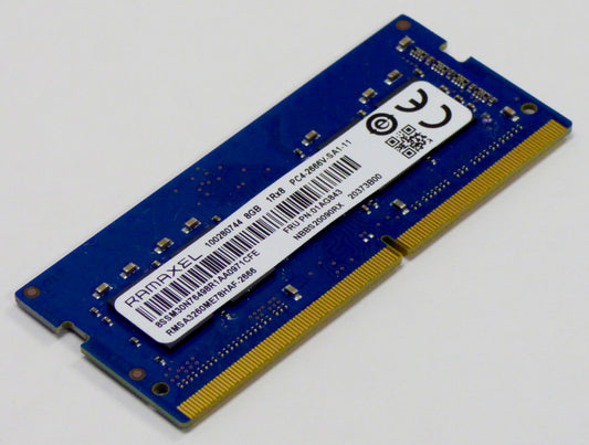Lenovo RAMAXEL 8GB (1Rx8) PC4-2666V DDR4 (RMSA3260ME78HAF-2666) Laptop RAM