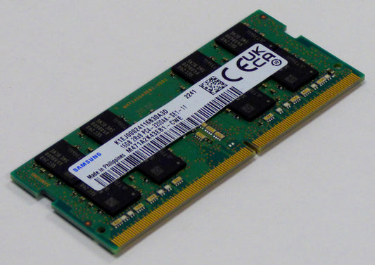 Samsung 16GB (2Rx8) PC4-3200AA DDR4 SODIMM M471A2K43DB1-CWE Laptop RAM