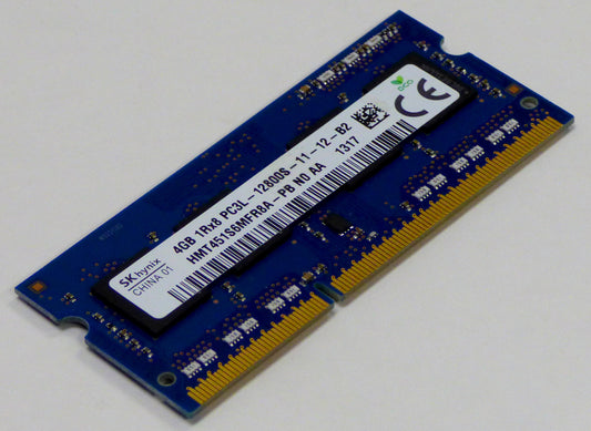SK Hynix 4GB (1Rx8) PC3L-12800S DDR3 1600MHz SODIMM HMT451S6MFR8A-PB