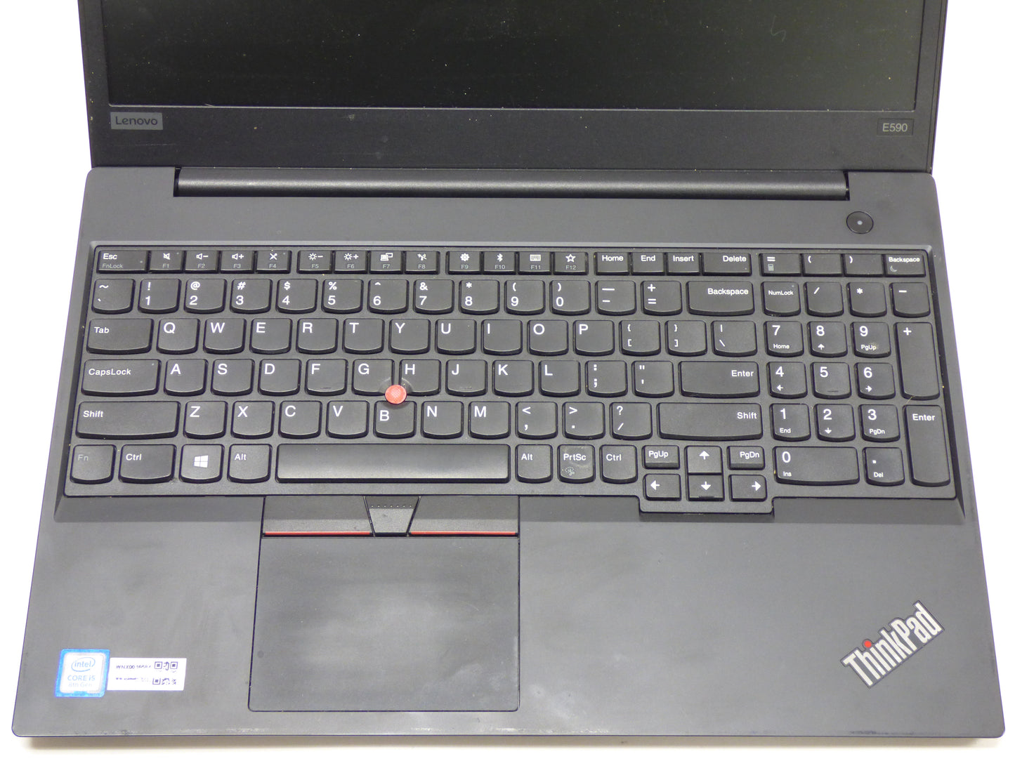 lenovo thinkpad e590 keyboard and touchpad