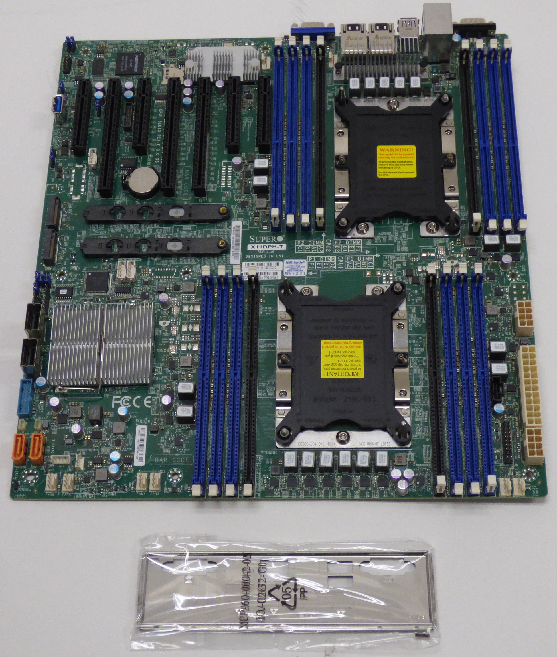 supermicro x11dph-t with io plate