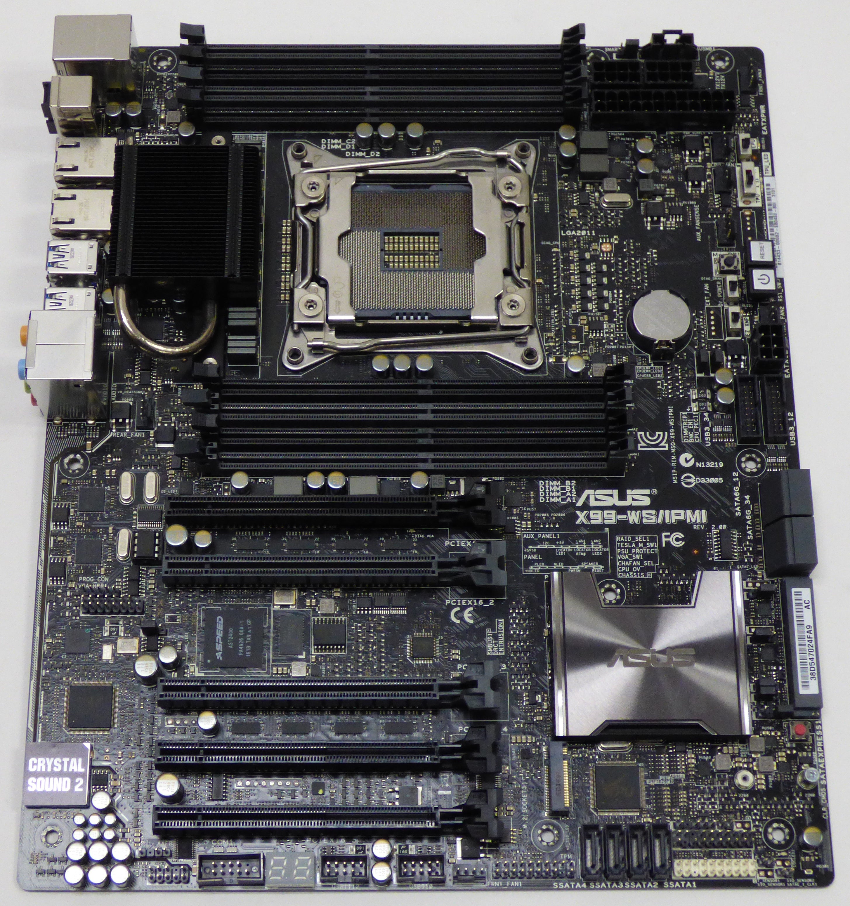 ASUS X99 WS/IPMI Motherboard Bundle Servers & More