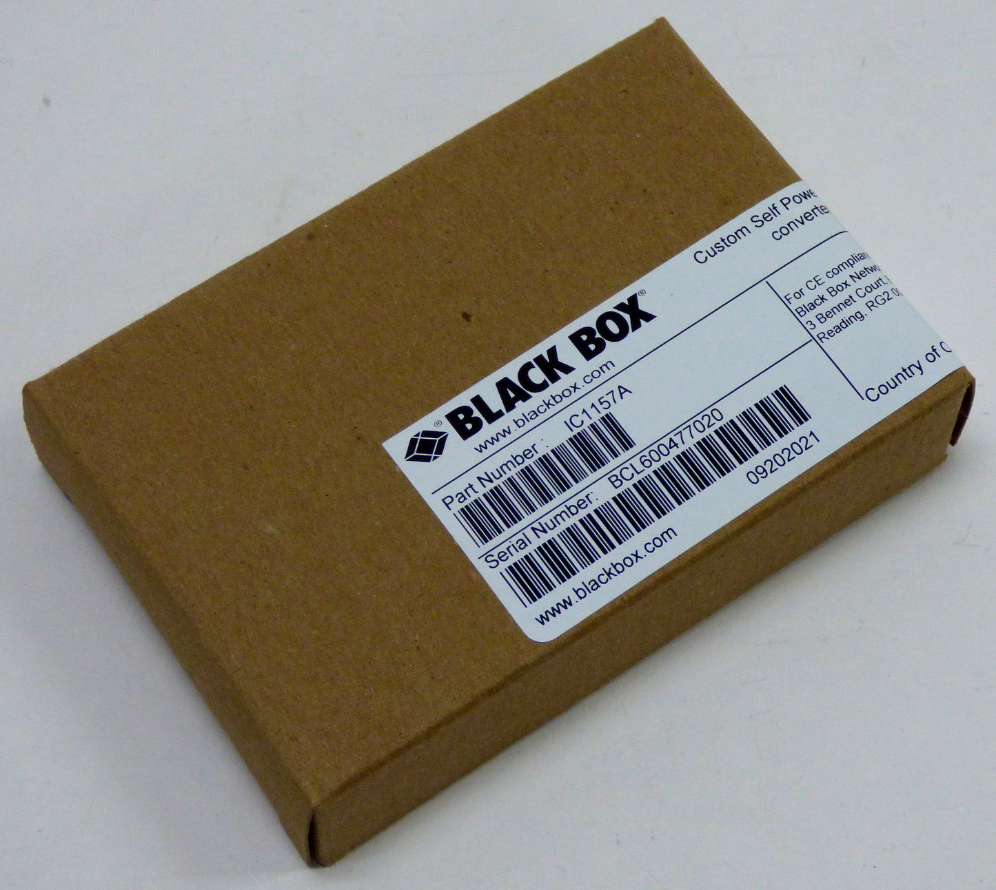 black box async rs-232 to 5v ttl interface converter retail box