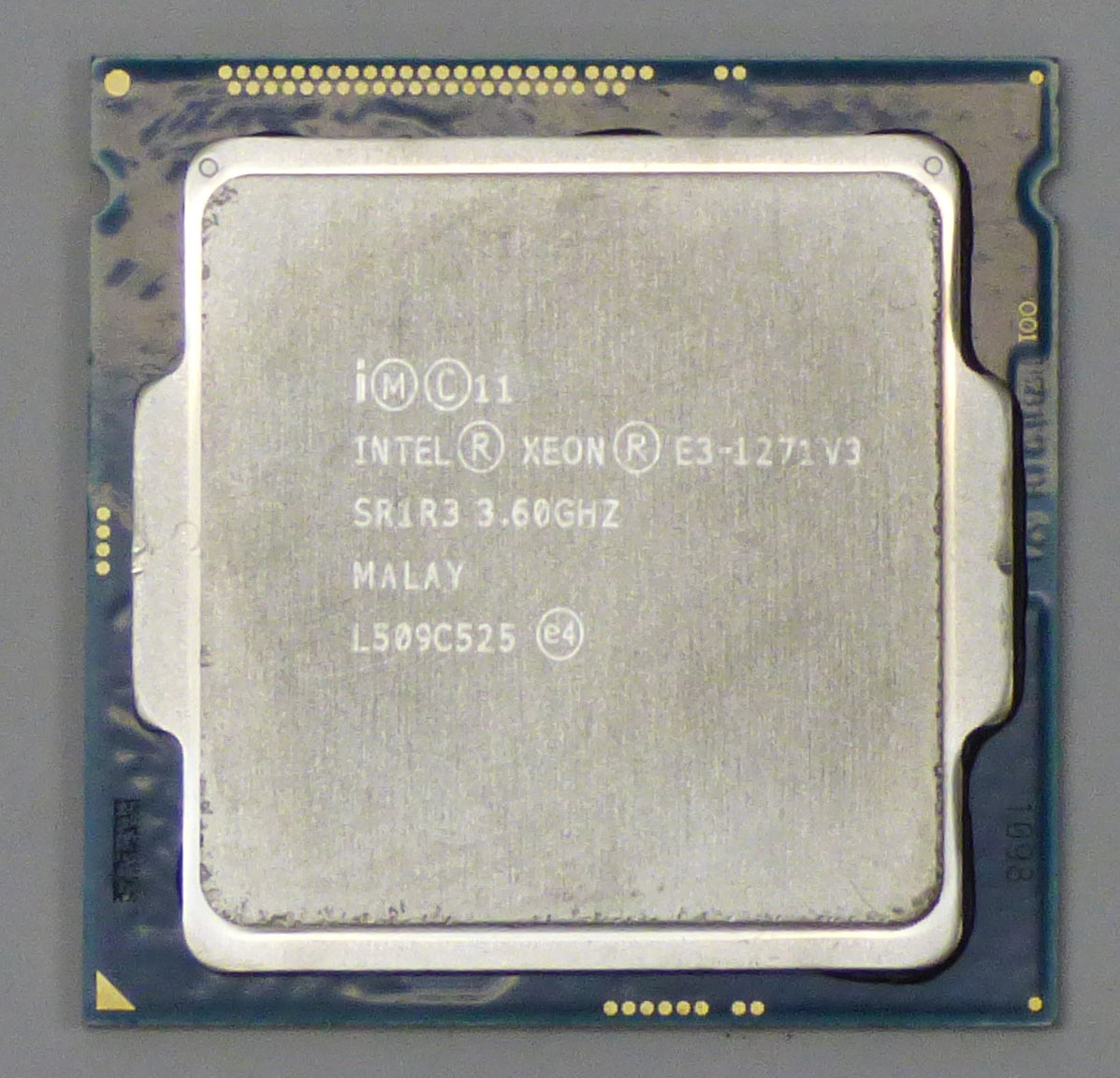 intel xeon e3-1271 v3 front