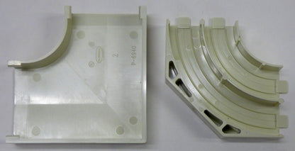 black box mediatrack 8 flat elbow base and cover dual pieces