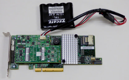 MegaRAID SAS 9271-4i with BBU | 6Gb/s SATA+SAS RAID 0, 1, 5, 6, 10, 50, 60