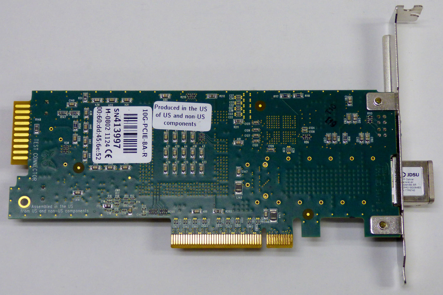 myricom 10g-pcie-8a-r bottom view