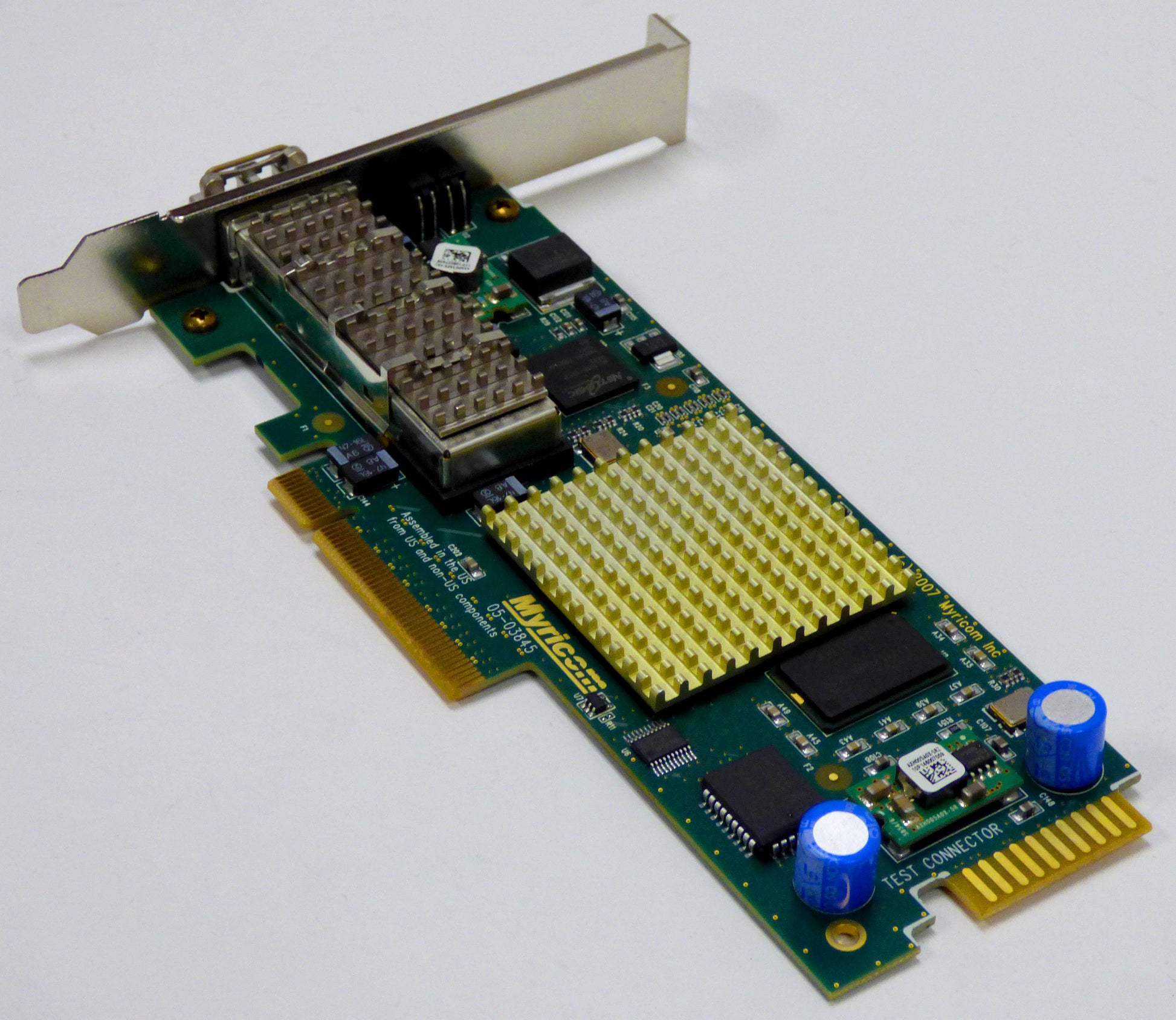 myricom 10g-pcie-8a-r rear angle