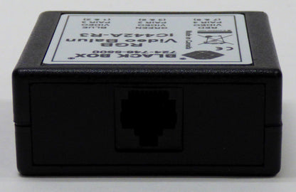 black box rgb video balun top ethernet port