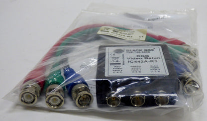 black box rgb video balun packaging bottom