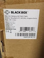 50 Pack 10ft Red Black Box Slim-Net Cat 6A Patch Cable 28AWG UTP Snagless