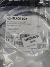 100 Pack 1ft Black Black Box Slim-Net Cat 6A Patch Cable 28AWG UTP Snagless