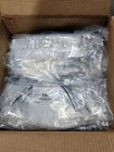100 Pack 1ft Black Black Box Slim-Net Cat 6A Patch Cable 28AWG UTP Snagless