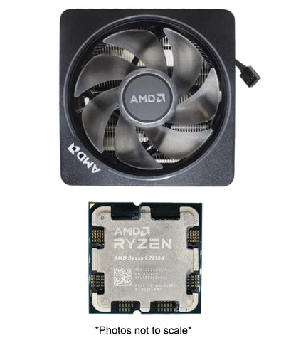 AMD Ryzen 9 7950X Processor (16-Core / 32-Thread, 4.5–5.7 GHz, AM5) + AMD RGB Cooler