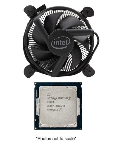 Intel Pentium G5420 Processor (2-Core / 4-Thread, 3.8 GHz, LGA1151) + Intel Fan