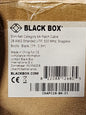 100 Pack 1ft Black Black Box Slim-Net Cat 6A Patch Cable 28AWG UTP Snagless