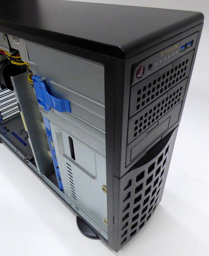 Supermicro Tower Dual AMD EPYC 7742 128x Cores! 512GB 3200 RAM 2x 1.92TB NVMe