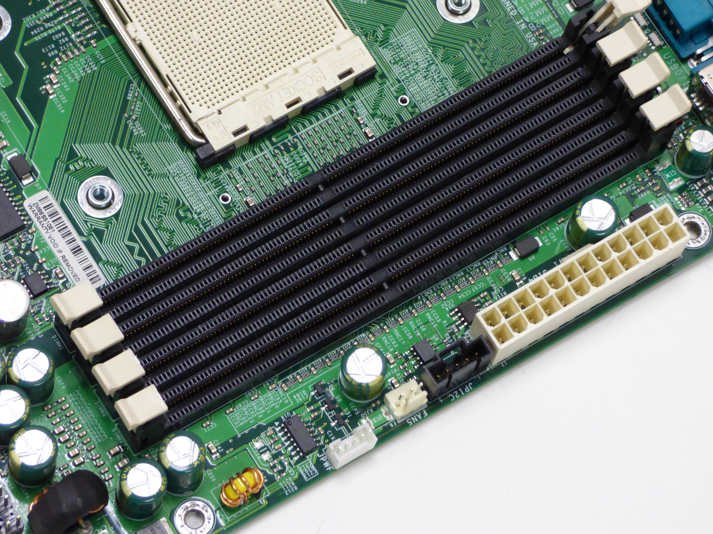 supermicro h8ssl-i2 dimm slots and connector pins