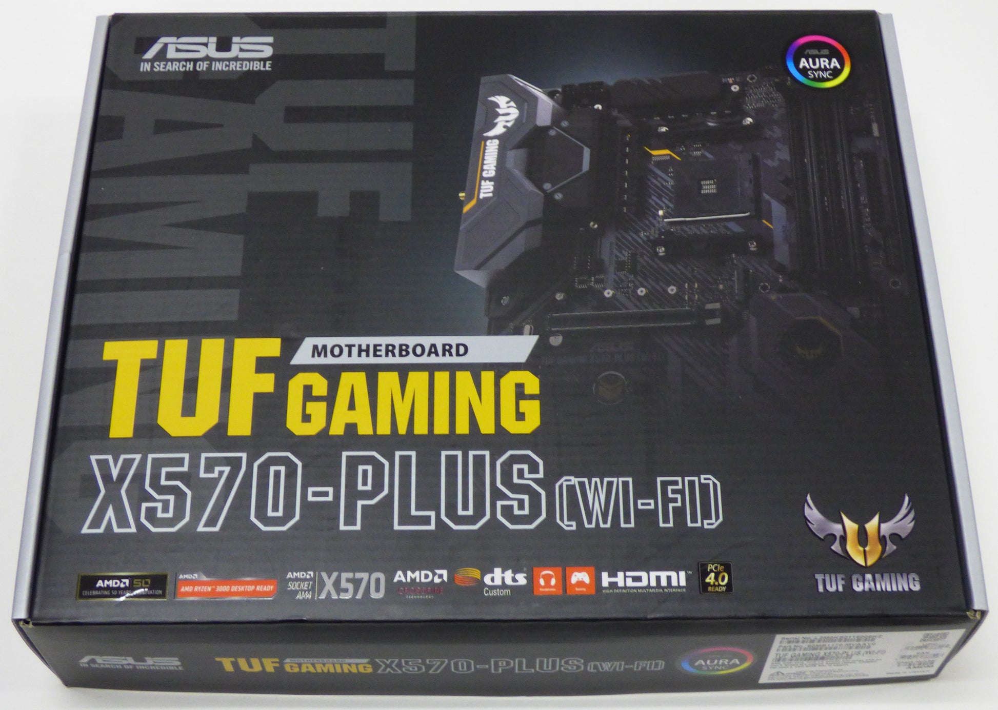 asus tuf gaming x570-plus wifi retail box