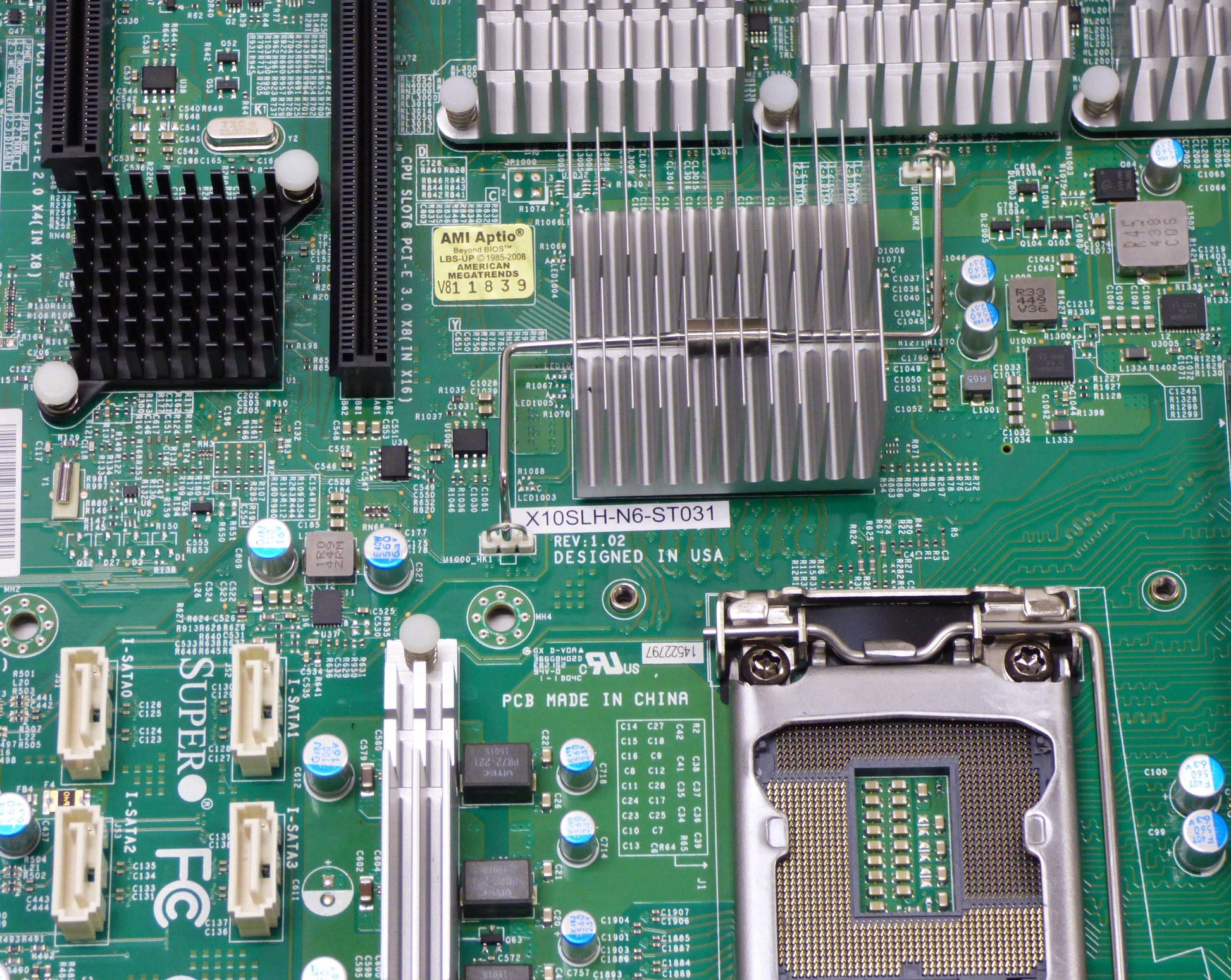 supermicro x10slh-n6-st031 board name and cpu port