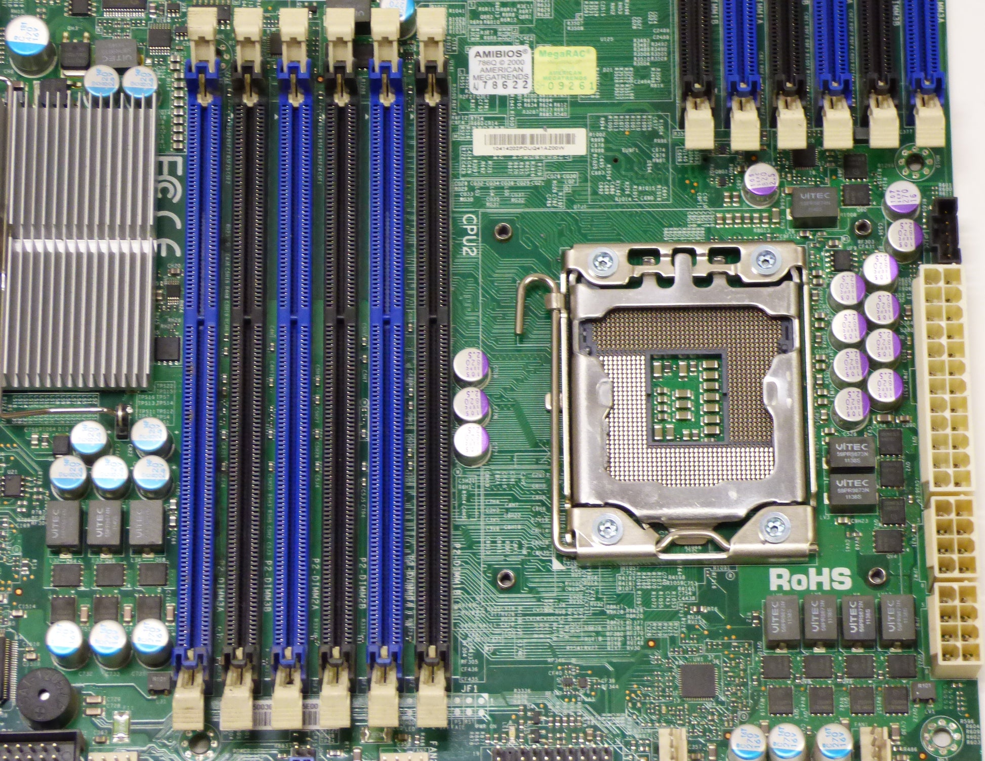 supermicro x8dt6-f-em09b cpu and dimm slots