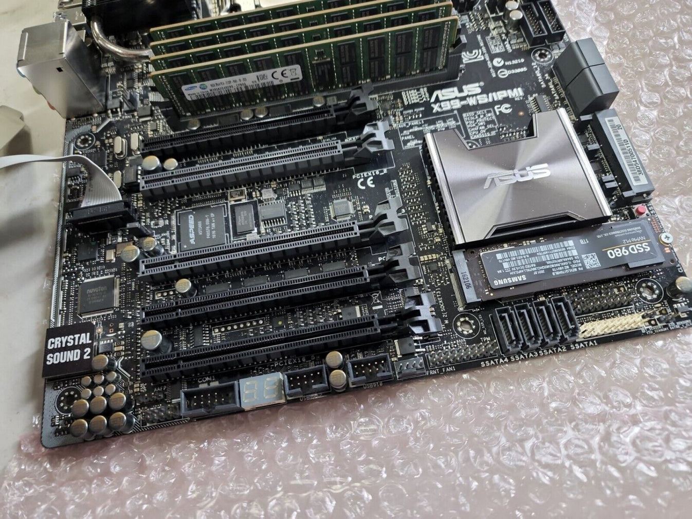 ASUS X99 WS/IPMI Motherboard Bundle Servers & More
