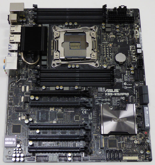 asus x99 ws/ipmi top view