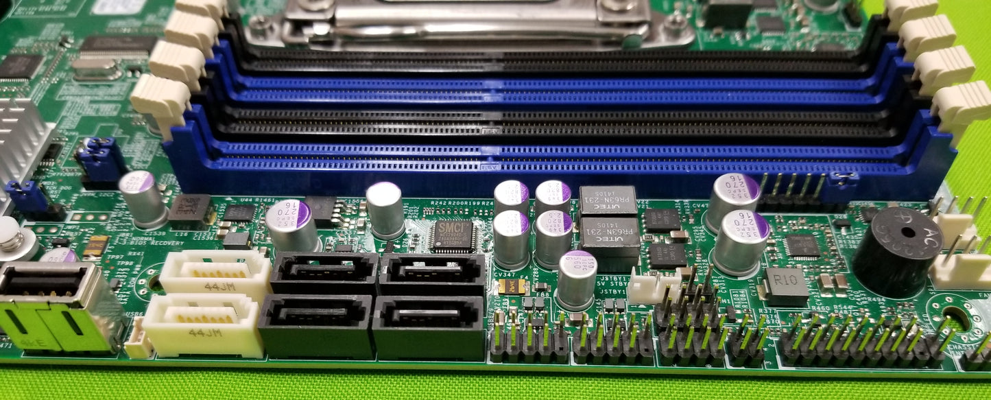 supermicro x9drd-7ln4f-jbod sata ports, dimm slots, and connector pins