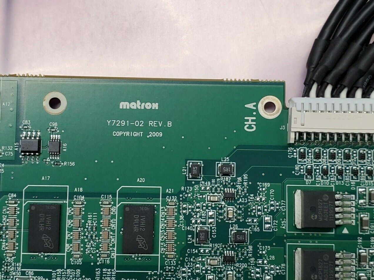 matrox xmi02/12/5000 y7291-02 video capture card name